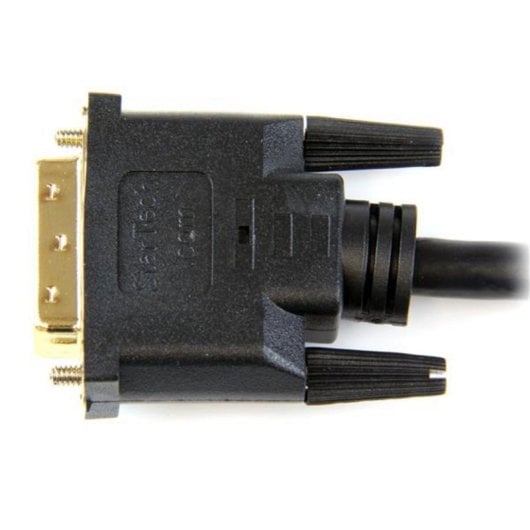 Cable HDMI a DVI-D StarTech HDDVIMM50CM 0,5 m chapado en oro negro PVC