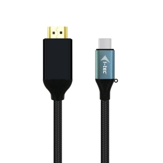 Cabo Adaptador USB-C i-tec HDMI 4K 2m Preto Compatível Thunderbolt 3 Plug & Play