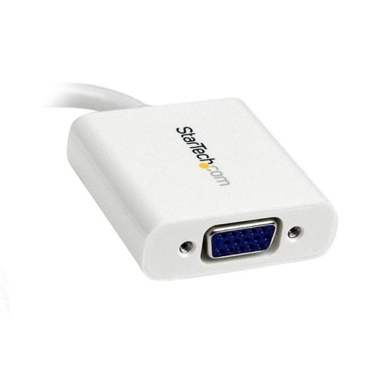 Adapter StarTech Mini DisplayPort DP zu VGA 1920x1200 Aktiv Weiß 0,13m