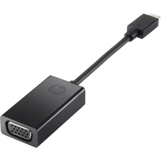 Adattatore monitor HP USB-C a VGA Nero 151 mm compatto leggero plug & play