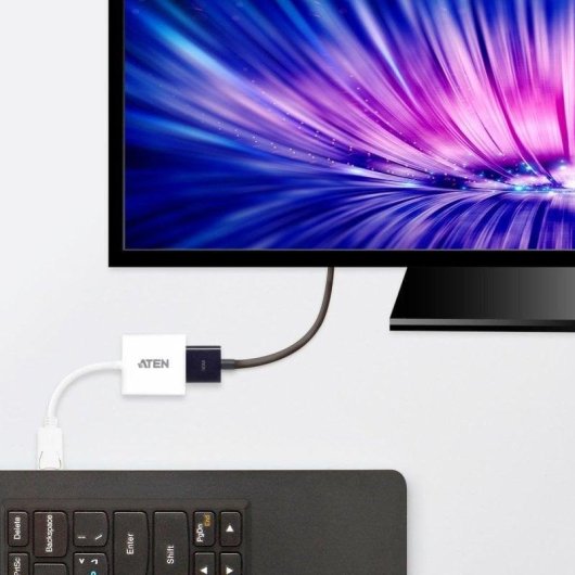 Adaptador DisplayPort para HDMI Aten VC985 branco 1920x1200 60Hz