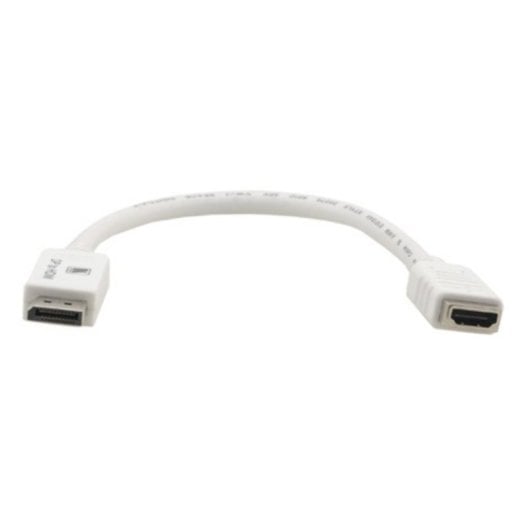 Adaptador DisplayPort Kramer Electronics DisplayPort para HDMI 0.3m Branco Macho-Fêmea
