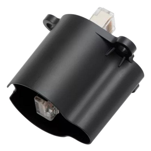 Adaptador de red Axis 5506-891 RJ-45 a RJ-45 macho negro para AXIS Q6000-E