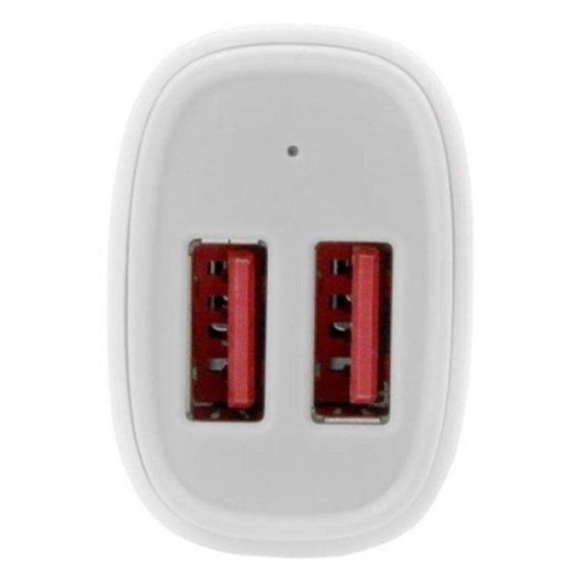 Carregador Auto USB Dupla Porta Startech 24W 4.8A Branco Smart IC