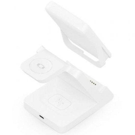 Kabelloses Ladegerät Aisens ASCH-15W4WC063-W 15W 4-in-1 USB-C 5000mAh Weiß