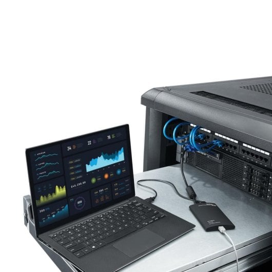 KVM-Adapter StarTech NOTECONS01 USB VGA Black für mobile Admins kompakt