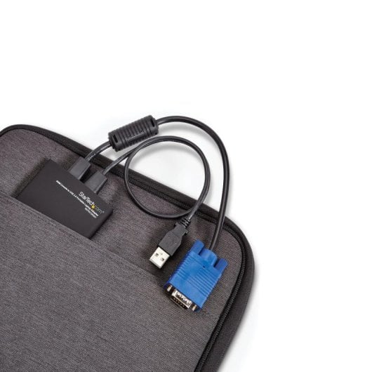 KVM-Adapter StarTech NOTECONS01 USB VGA Black für mobile Admins kompakt