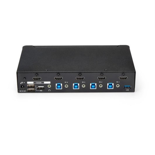 Comutador KVM Aten 2L-7D03U USB VGA Áudio 3m Preto 3 em 1