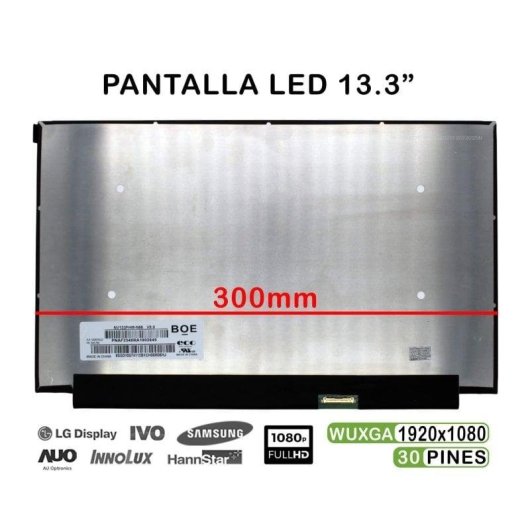 Display 13,3 Zoll Portatilmovil NV133FHM-N66 LED 1920x1080