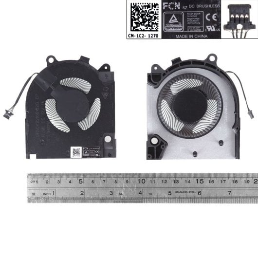 Ventilador para portátil Dell G15 5510 5511 Rtx3060 Rtx3050 Rtx3060 Rtx3050