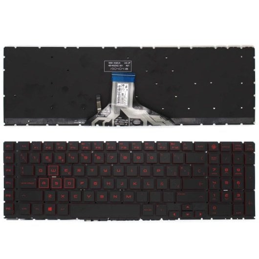 Clavier rétroéclairé pour ordinateur portable HP 17-cb 12-0405a-wx01-t01