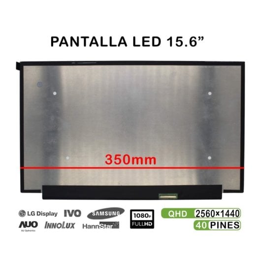 Ecrã para portátil de 15,6" NE156QHM-NY1 LED 2560x1440