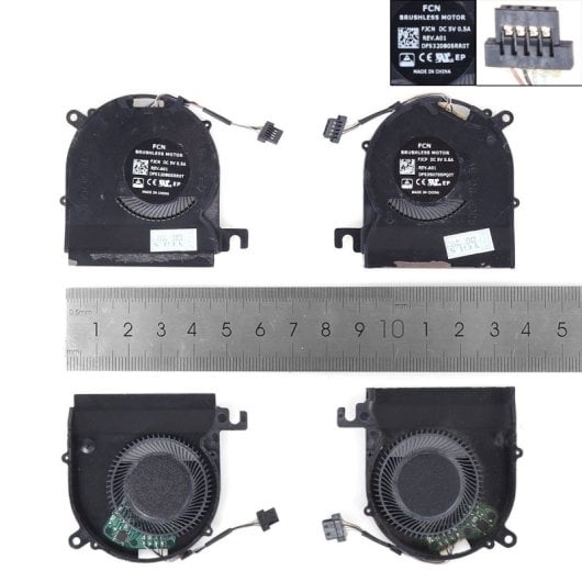 CPU + Ventoinha GPU para HP Elitebook X360 1020 G2 Portátil Nd55c29-16k22