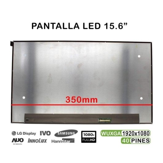 Schermo LED 15.6" FHD Portatilmovil NV156FHM-T0A V8.1 40 pin