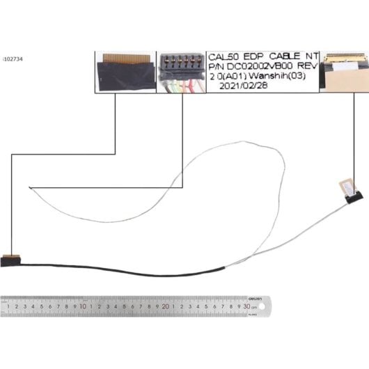 Cabo LCD para portátil Dell Inspiron 15 5570 Dc02002vb00
