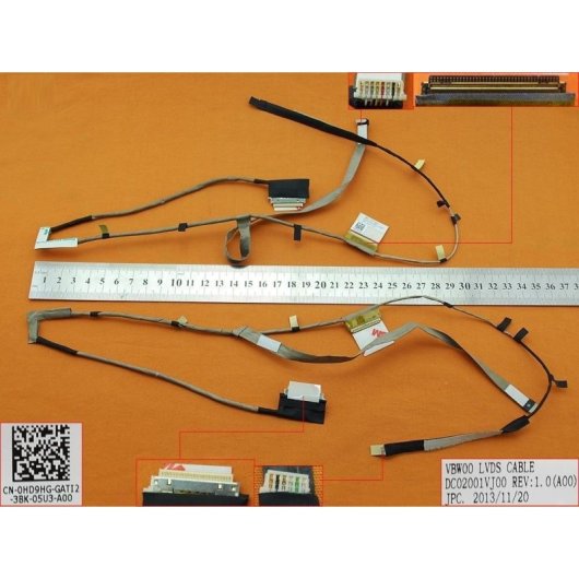 Câble flexible pour ordinateur portable Dell Inspiron 15 3537 5537 3521 5521 avec écran tactile
