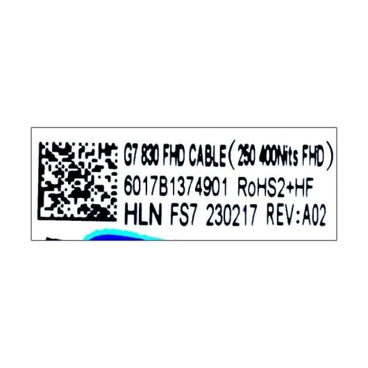 Câble flexible pour ordinateur portable HP 830 G7 835 G7 250 400 nits 6017b1374901 FHD 30 broches