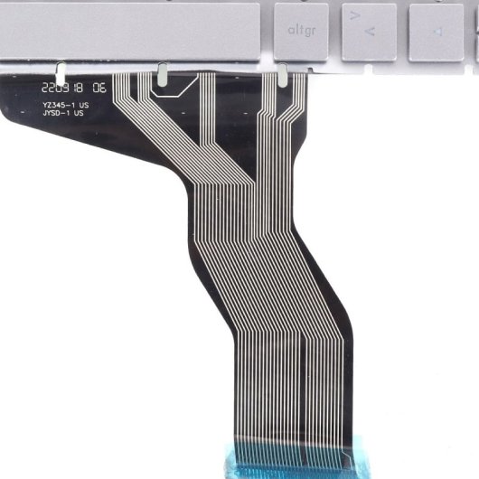 Clavier pour ordinateur portable HP Pavilion 15-bs, rétroéclairé, argent