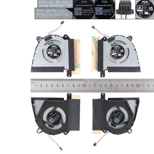 Ventiladores para portátil Asus Rog G14 Ga402r Ga402rj/k 2022