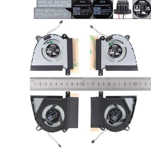Ventilador para portátil Asus ROG G14 GA402R GA402RJ/K