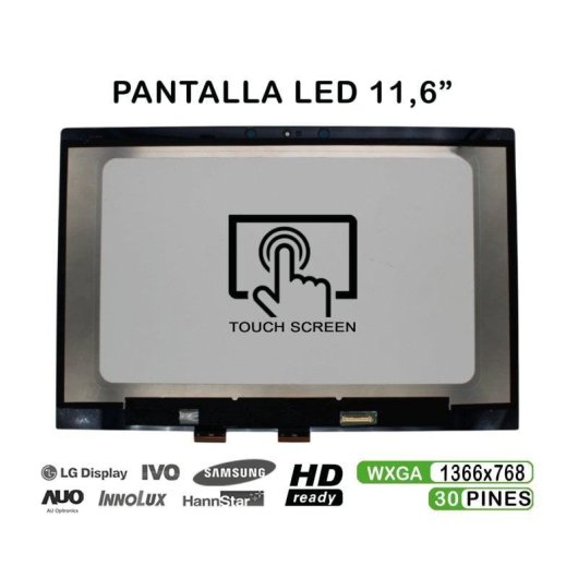 Écran Tactile Portable Toshiba Satellite Radius 11 L10W-B 11,6 pouces