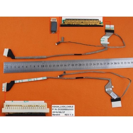 Câble flexible pour ordinateur portable Toshiba Satellite A500 A505 DC02000ug00