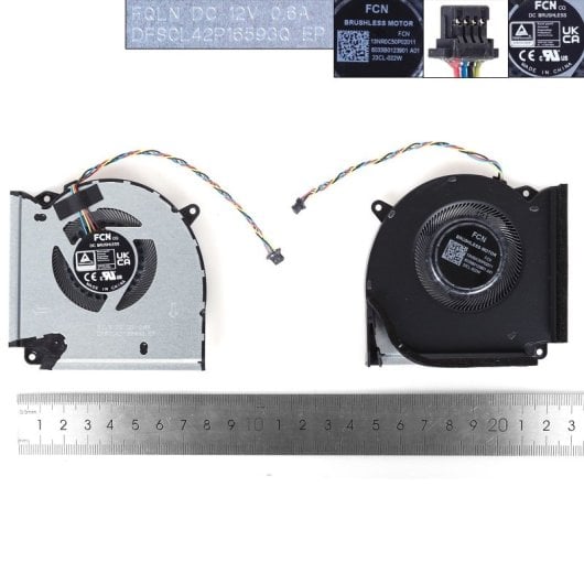 Ventilador para portátil Asus Rog 5plus 5r G513qy 2021 G513qm 5900 12v