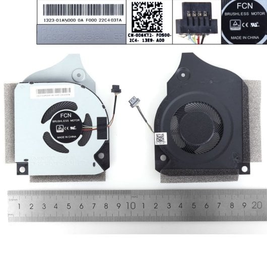 Ventilador para portátil Dell G7-7790 G5-5590 7590 P82f 12 V