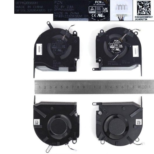 Ventiladores para portátil HP Omen 16-K 16-N TPN-Q280