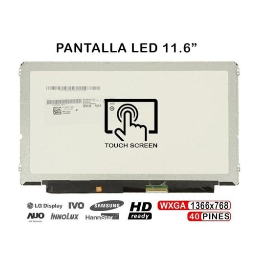 Ecrã táctil LED de 11,6" para portátil Dell Latitude 3160 B116xtt01.0 5nwpy