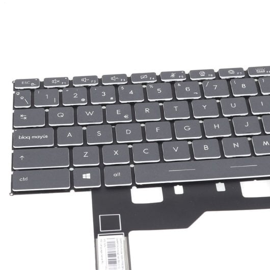 Teclado retroiluminado para portátil Msi Stealth 15m GS66 Stealth GE66 Raider preto