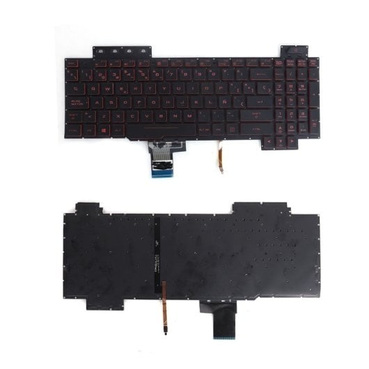 Clavier d'ordinateur portable Asus FX505 FX504 FX705 FX80 rétroéclairé noir