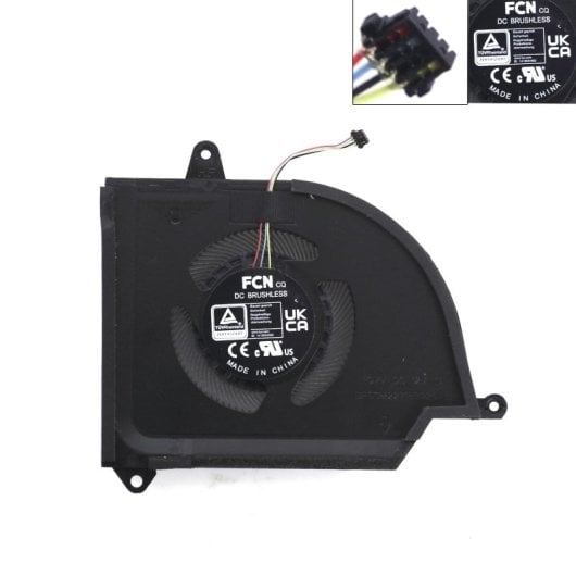 Ventilador Cpu + Gpu Para Portátil Asus Rog Zephyrus Nr2203 Gv601 X16 Gv601re Gv601rw Gv601rm