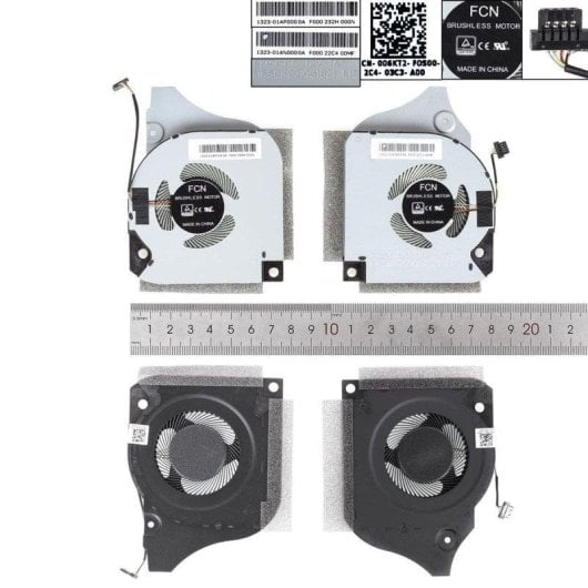 Ventilador Portátil Dell G7-7790 G5-5590 7590 P82f 12V