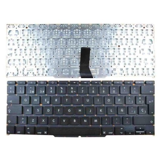 Teclado para Portátil Apple Macbook Air A1370 11.6" Negro