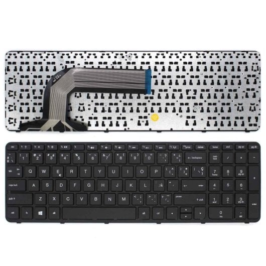 Clavier HP Pavilion 17-e/17-n avec petit cadre de touche Entrée pour ordinateur portable