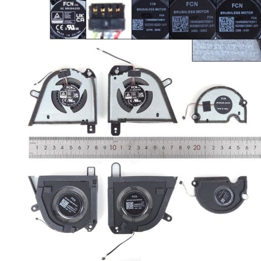 Ventilador Para Portátil Asus Rog Magic 16 Zephyrus M16 2023 Gu604vi