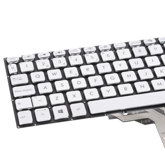 Clavier argenté pour ordinateur portable Asus X515 X515da X515ea X515j X515ja X515ua X515ma