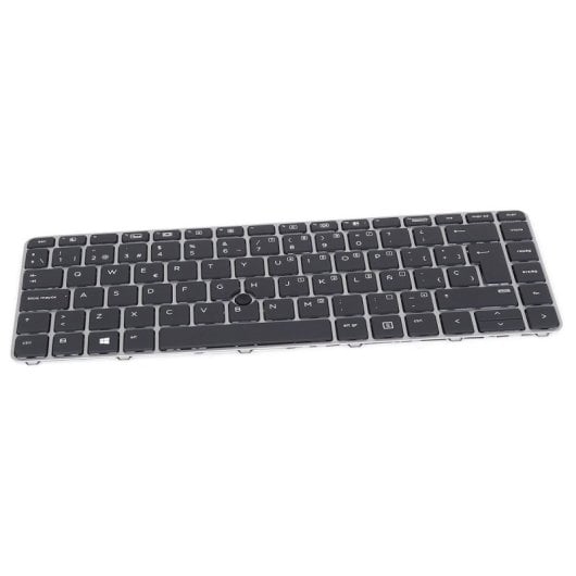 Clavier d'ordinateur portable rétro-éclairé pour Hp 840 G3 745 G3 848 G3 840 G4 745 G4 Zbook 12-0155c-dz01-k19 argent
