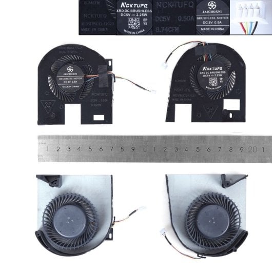 Ventilador para portátil Dell Precision M7530 7540 7730 7740 P74f
