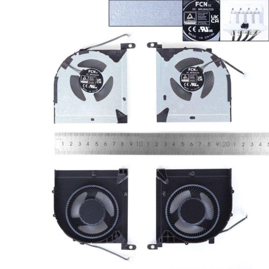Ventilador CPU+GPU Para Portátil Lenovo Legion Y7000P IRH8