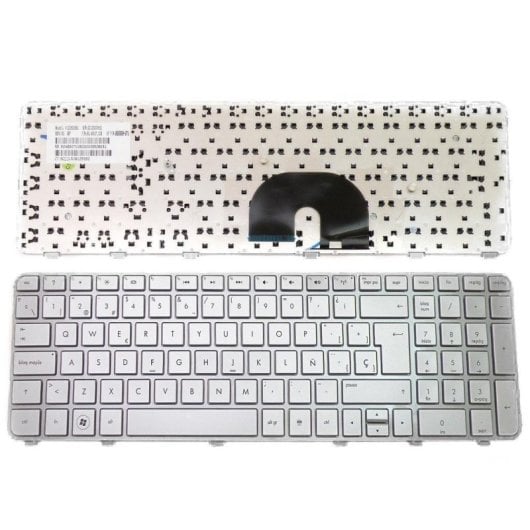 Clavier argenté pour ordinateur portable HP Pavilion Dv6-6000, Dv6-6100 et Dv6-6200