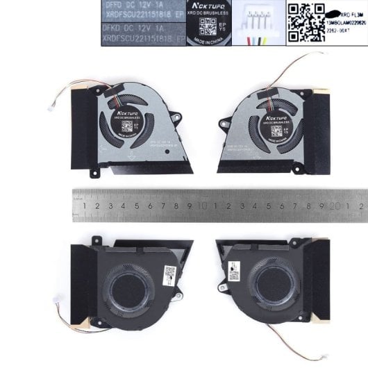 Ventiladores Cpu+gpu Para Portátil Asus Ga401q Ga401qc Qe Qh Ga401qm Ga401ihr