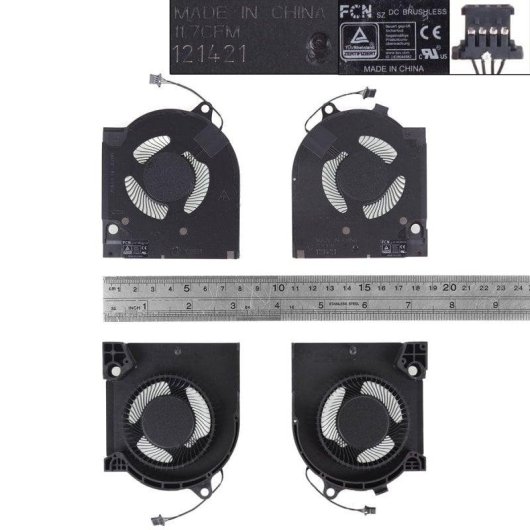 Ventiladores Portáteis Dell G15 5520 GTX3070