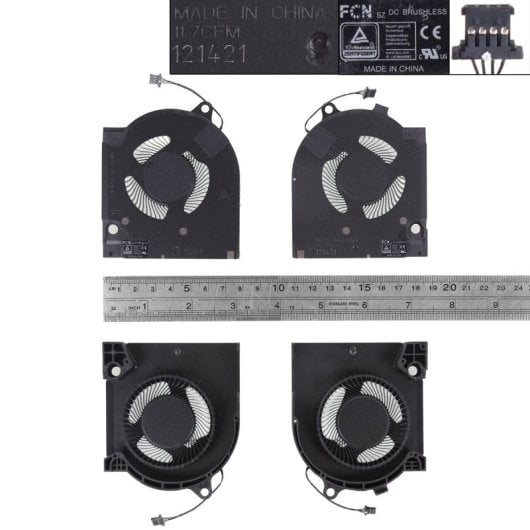 Ventiladores para portátil Dell G15 5520 Gtx3070 Gtx3070