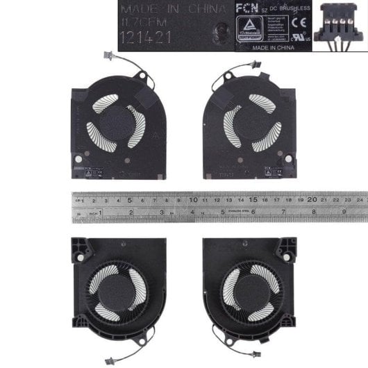 Ventiladores Portáteis Dell G15 5520 GTX3070
