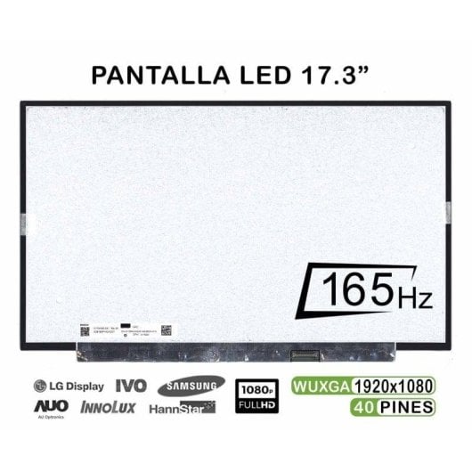 Schermo LED 17.3" Portatile N173hme-ga1 FHD 165Hz Portatilmovil