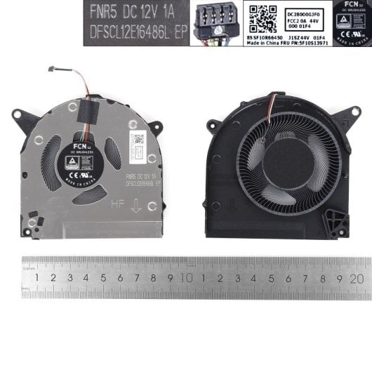 Ventilador para portátil Lenovo R9000x S7-15ach6 S7-15imh05 2021