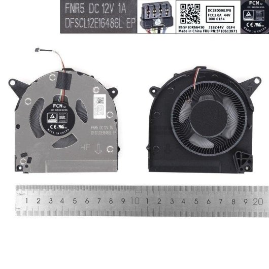 Ventilador para portátil Lenovo R9000x S7-15ach6 S7-15imh05