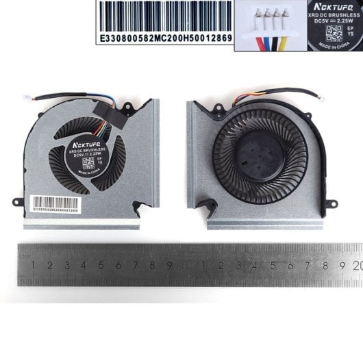 Ventilador para portátil MSI Ge66 GP66 GL66 MS-1541 1542 N453 N454